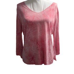 BRITTANY BLACK Pink Long sleeve Y2K